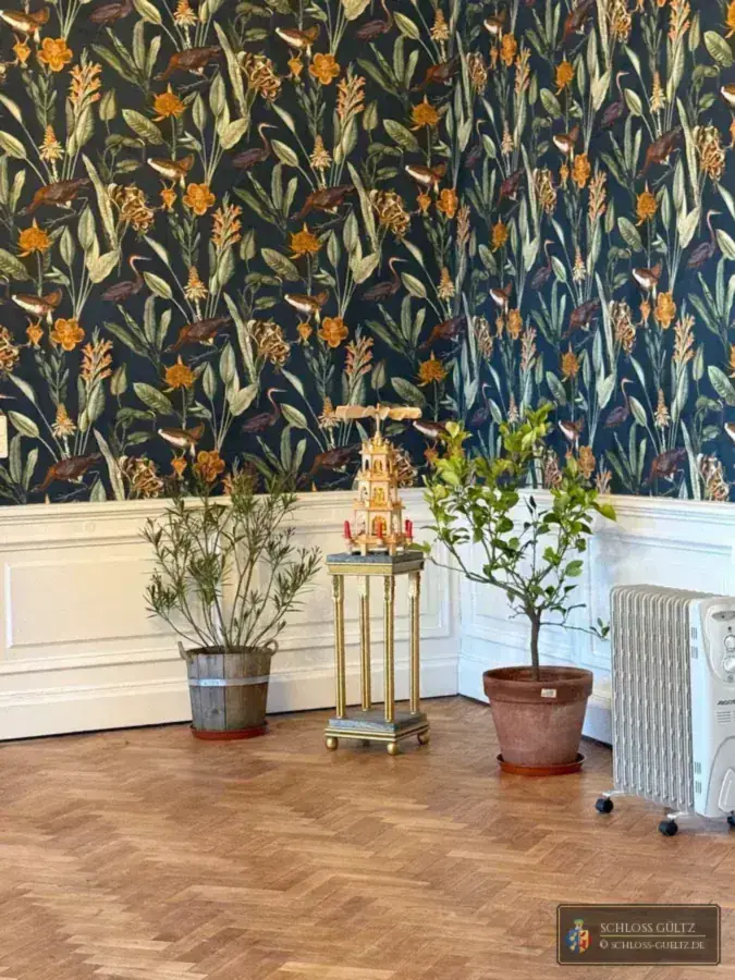Salon botaniczny – detal ściany