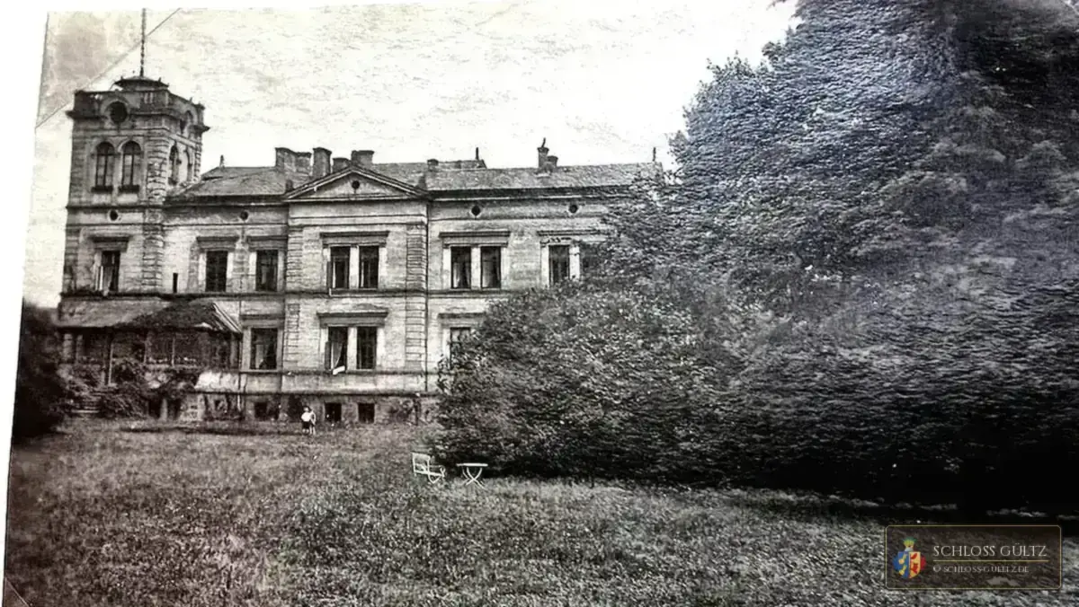 Historyczny widok fasady południowej