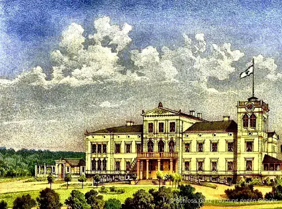 Schloss Gültz – Duncker-Stich 1873, Die ländlichen Wohnsitze Band XIII