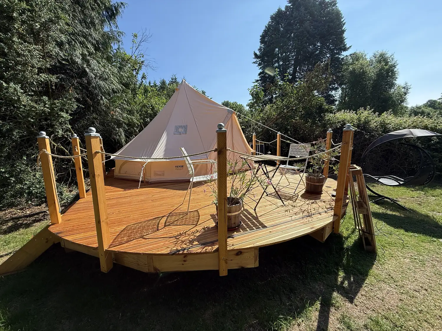 Glamping in the park