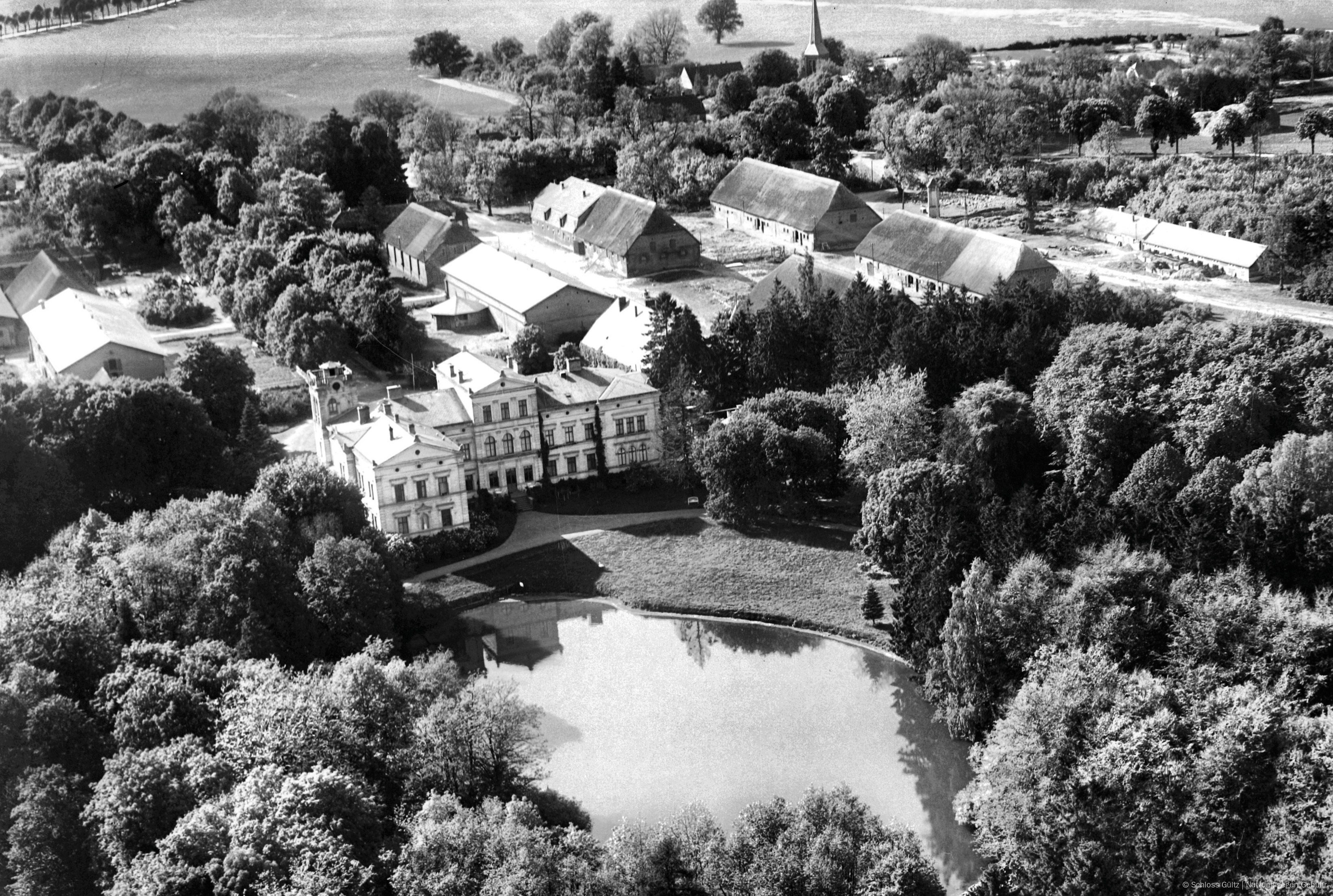 Lenné Verschönerungsplan Gültz 1840