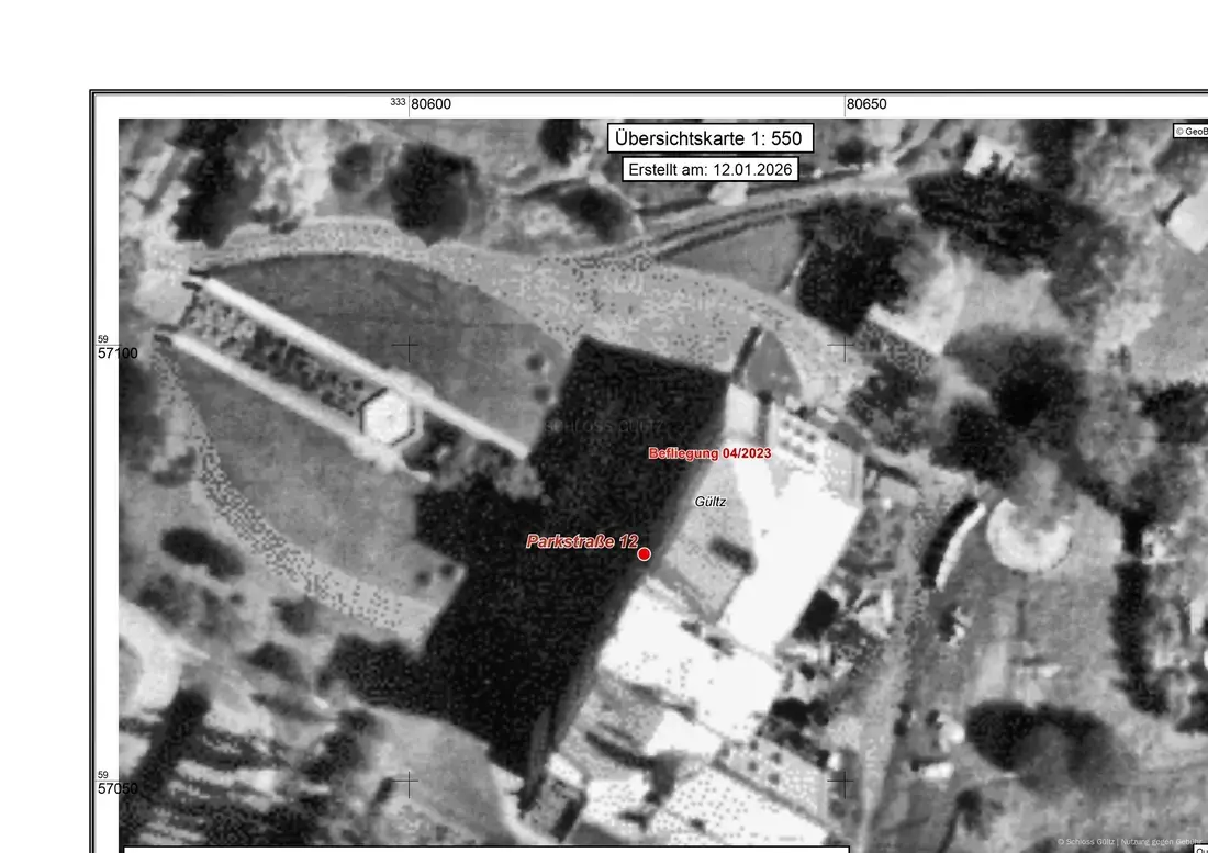 Luftbild 1953 DDR-Zeit