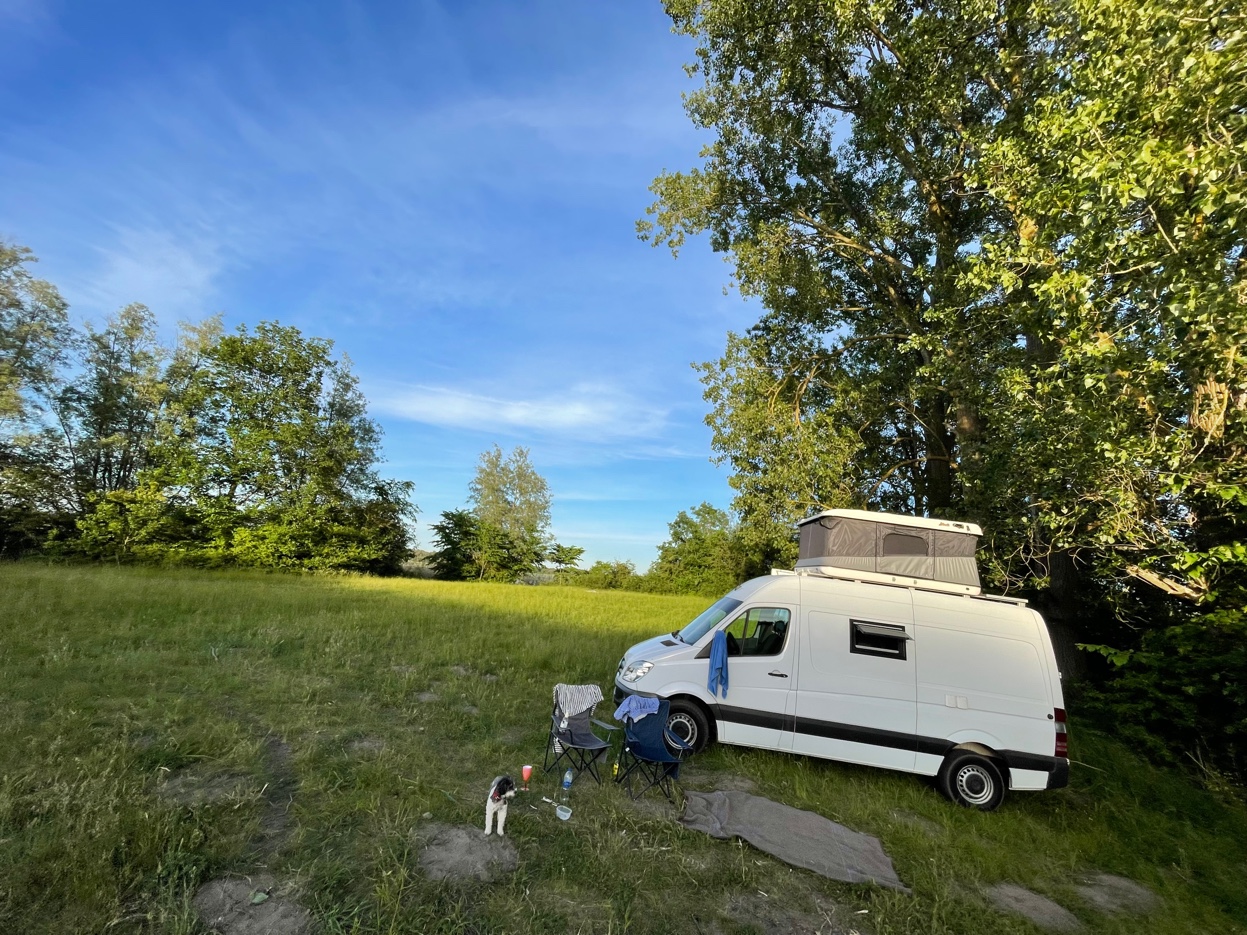 Sprinter Wohnmobil in der Natur